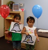 2 Girls in our Mandarin Program for Kids